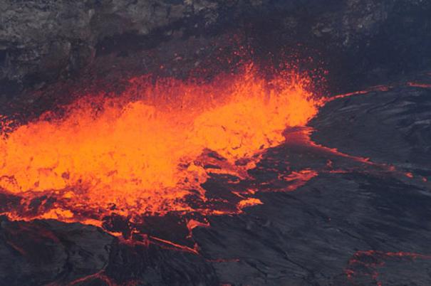 Kilauea volcano lava lake