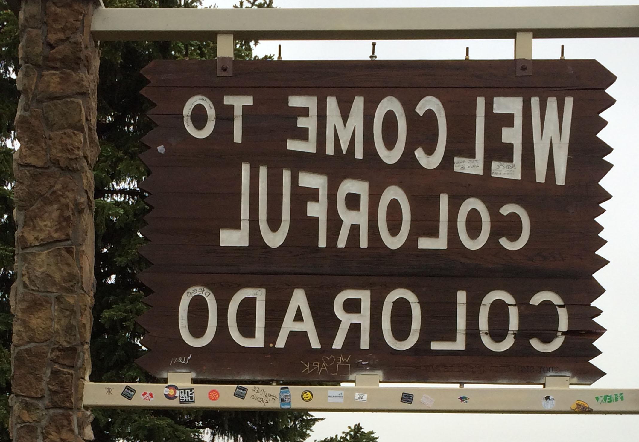 Picture of the Welcome to Colorful Colorado sign